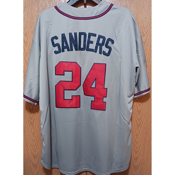 Deion Sanders (Mitch/Ness)-(Atlanta)-(Jersey)-(Grey)-(New Cond.)-(Size:XL)-$85 - Picture 5 of 15
